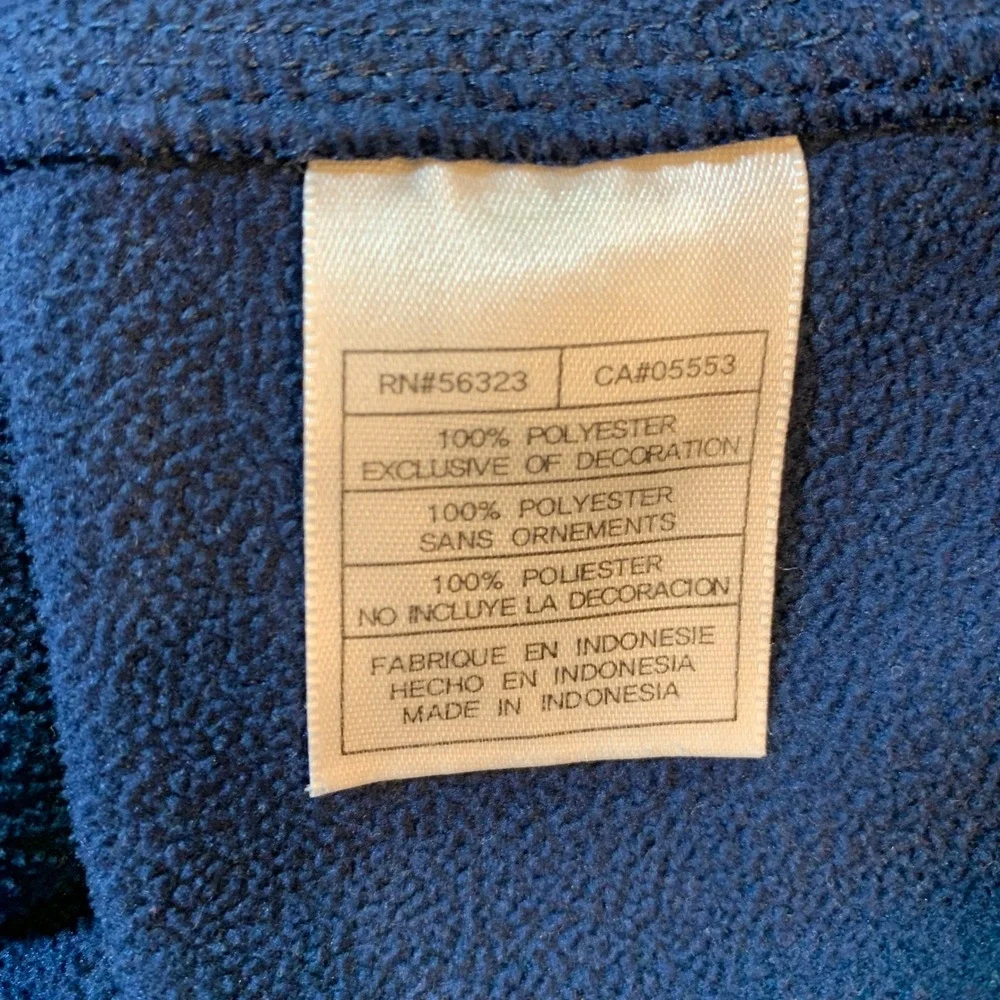 Nike Fit Therma Vikings V Pullover 1/4 Zip Fleece Blue Lage‎ Mt Pleasant PA Alum